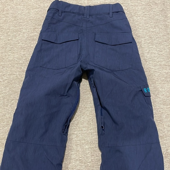 Roxy big girls navy blue snow pants size 10 - Picture 5 of 7